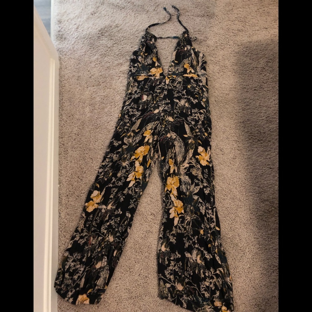 Free people Floral Romper Jumper Playsuit